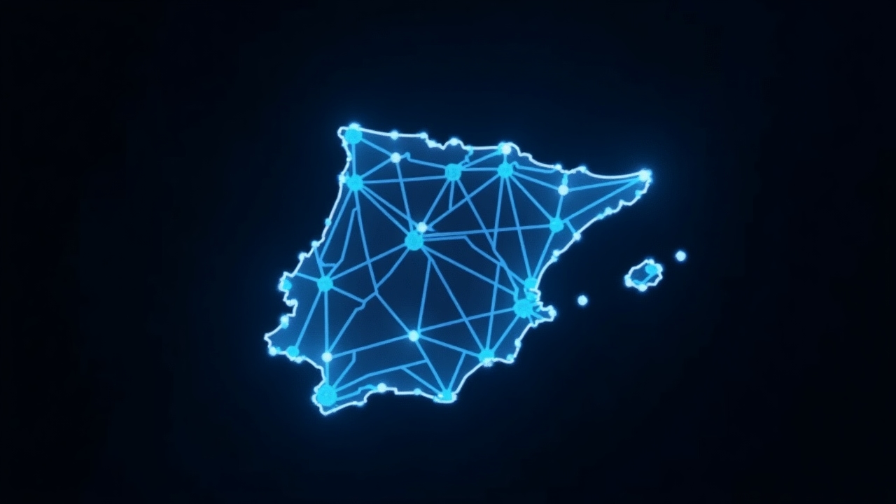 Mapa de cobertura de fibra óptica en Asturias